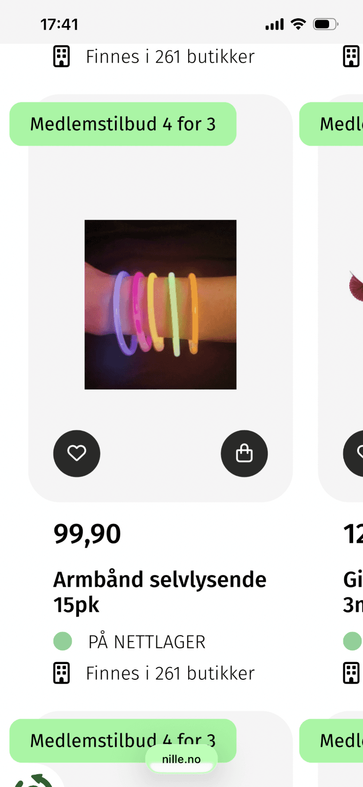 Glow in the dark bracelets on wrist